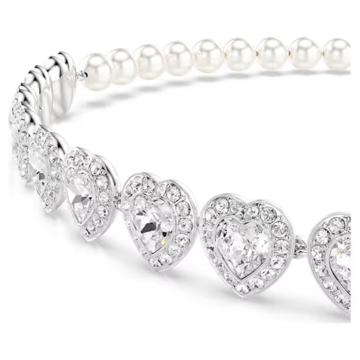 Crystalia Tennis İnci Kolye